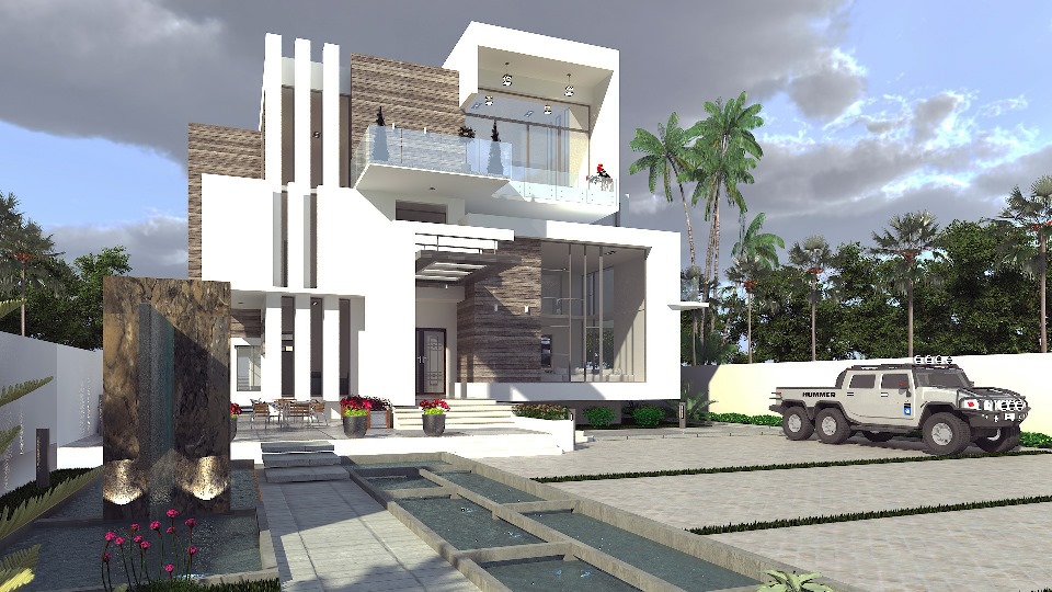 Residential Building in Pinnock Estate. Designed and Rendered for ABI Project Concepts