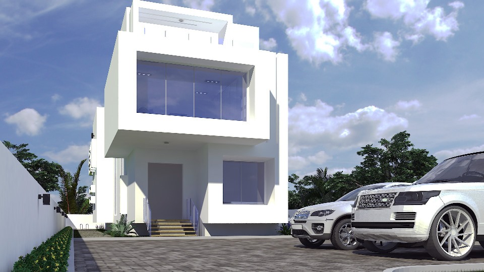 Rendered for ABI Projects Concepts. Location: Pinnock Estate, Lekki