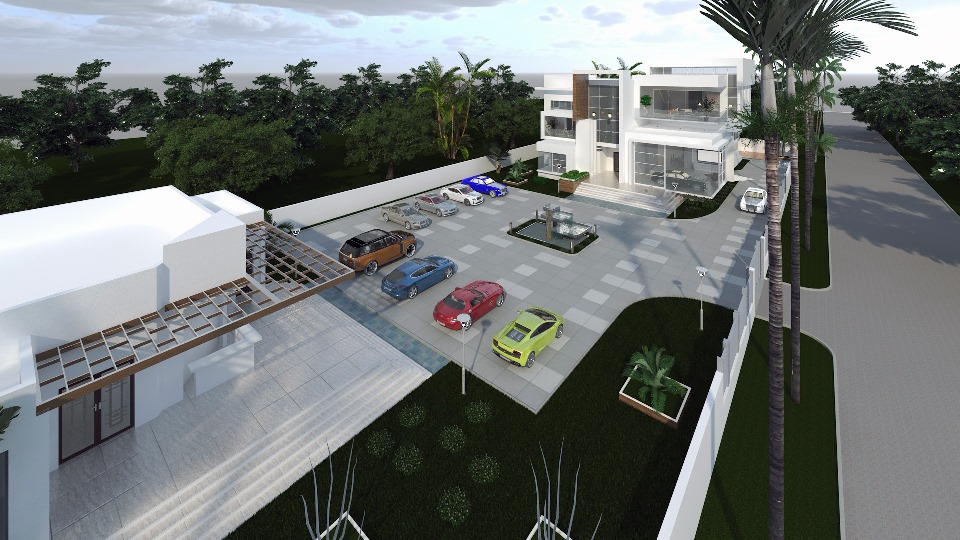 Residential Building at Enugu State. Designed and Rendered for ABI Project Concepts