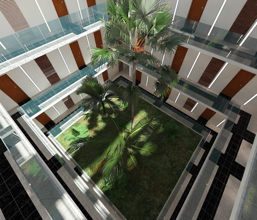 Designed and Rendered Hotel Interior at Asaba for ABI Project Concepts